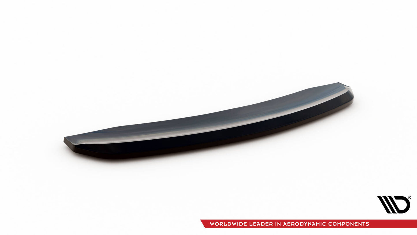 Maxton Mittlerer Diffusor Heck Ansatz für Audi A7 S-Line C7 schwarz Hochglanz