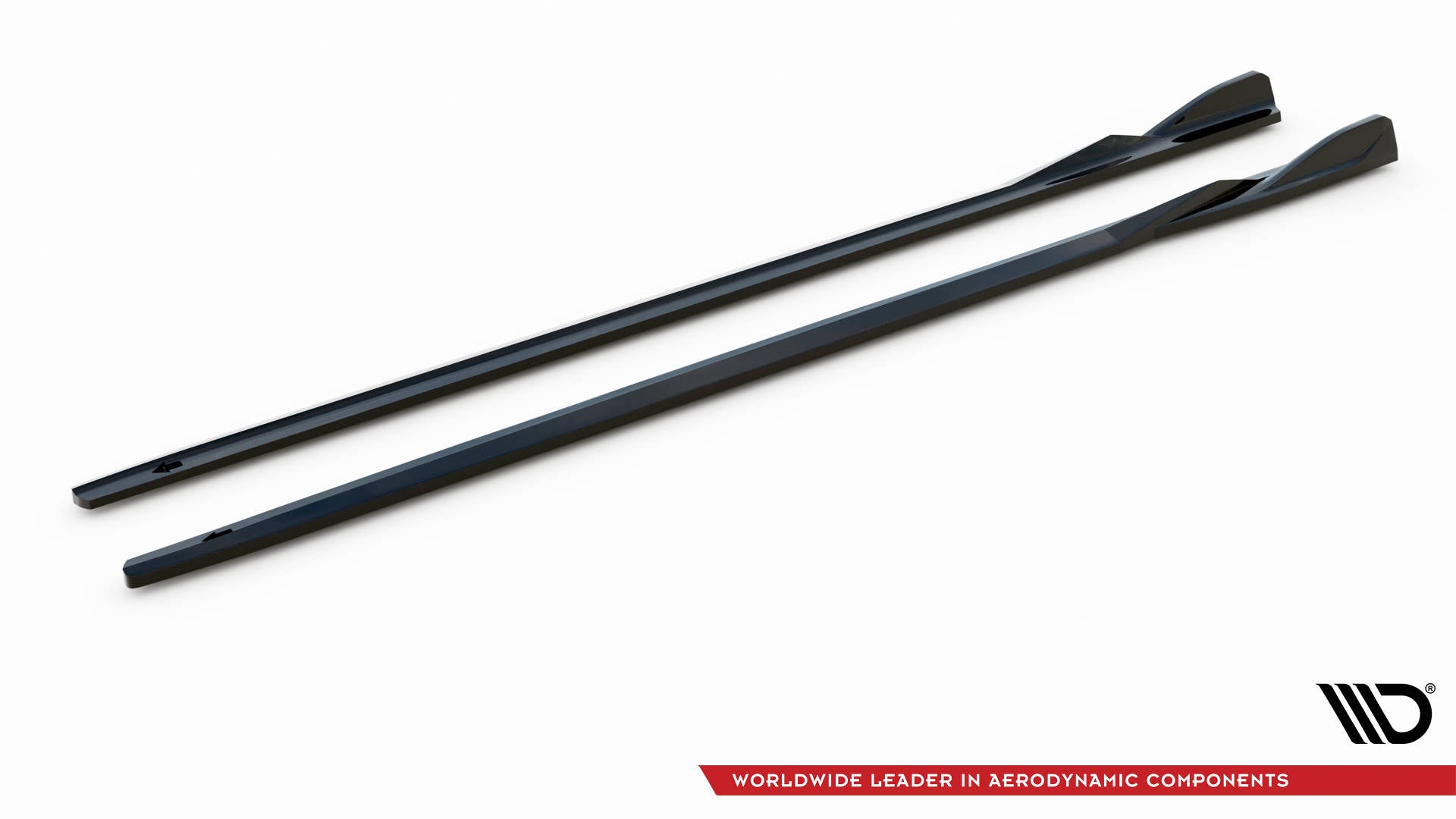 Maxton Seitenschweller Ansatz für V.1 für BMW 2 Coupe M-Paket / M240i G42 schwarz Hochglanz