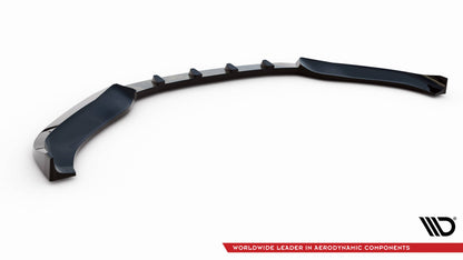 Maxton Front Ansatz V.2 für Audi TT S / S-Line 8S schwarz Hochglanz
