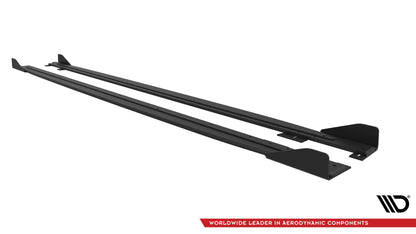 Maxton Street Pro Seitenschweller Ansatz für + Flaps Kia Proceed GT Mk1 Facelift / Ceed GT Mk3 Facelift  schwarz Hochglanz