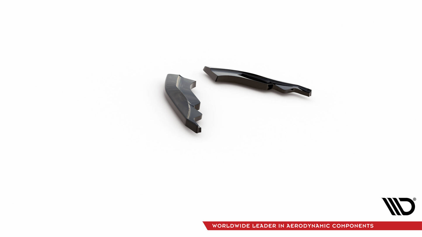 Maxton Heck Ansatz Flaps Diffusor für Jaguar F-Type Mk1 Facelift schwarz Hochglanz
