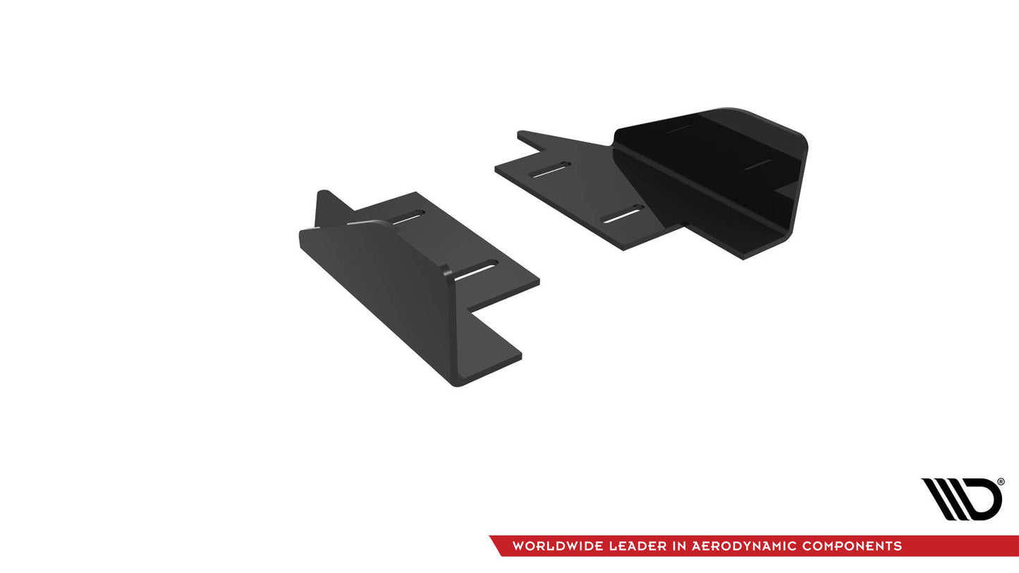 Maxton Side Flaps Audi RS3 Limousine 8V Facelift schwarz Hochglanz
