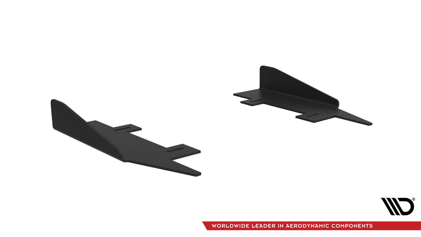 Maxton Side Flaps Audi A7 S-Line C7 schwarz Hochglanz