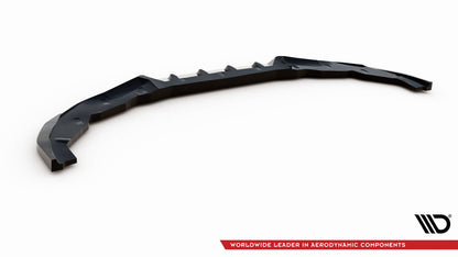 Maxton Front Ansatz V.2 für BMW 2 Coupe M-Paket / M240i G42 schwarz Hochglanz