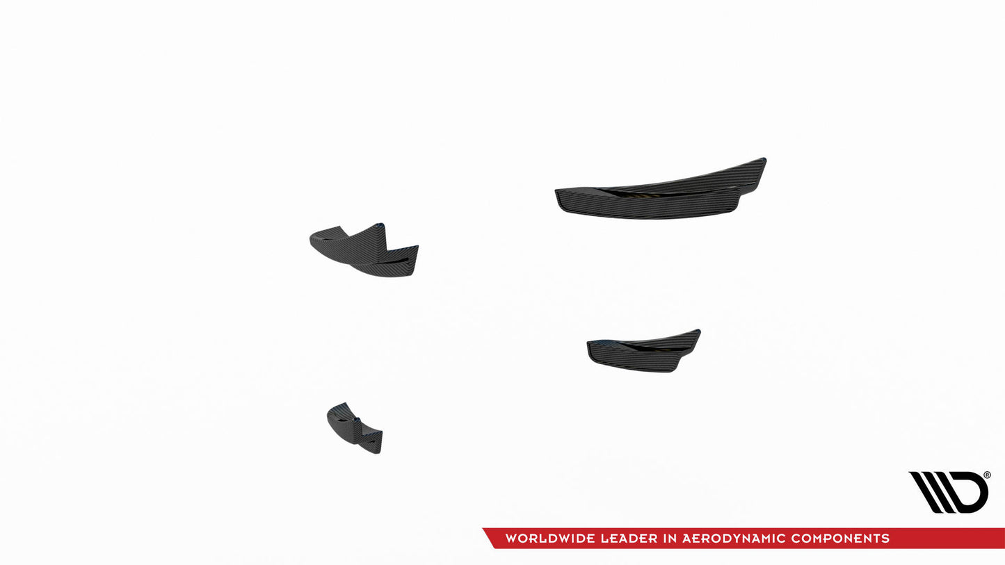 Maxton Carbon Fiber Front Bumper Wings (Canards) BMW 1er F40 M-Paket/ M135i