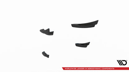 Maxton Carbon Fiber Front Bumper Wings (Canards) BMW 1er F40 M-Paket/ M135i