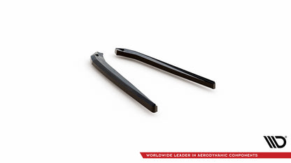 Maxton Heck Ansatz Flaps Diffusor für BMW 5er G30 / G31 Facelift schwarz Hochglanz