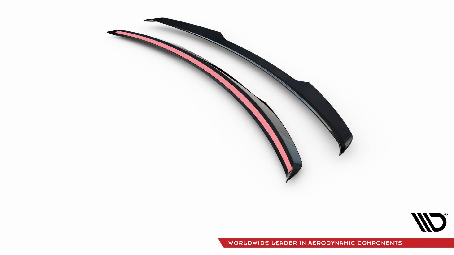 Maxton Spoiler CAP für Land Rover Range Rover Sport SVR Mk2 schwarz Hochglanz