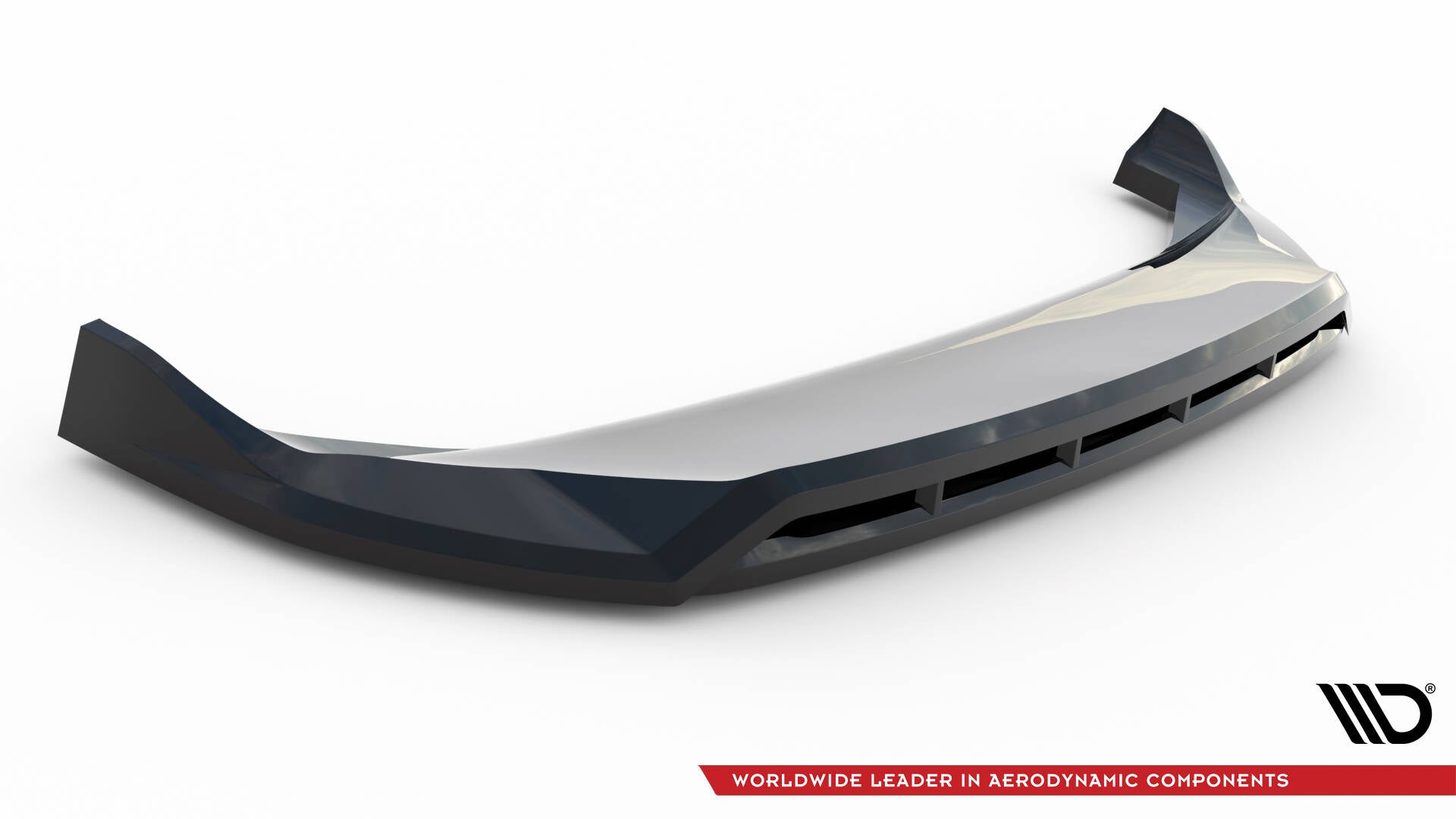Maxton Front Ansatz für Jeep Compass Limited Mk2 Facelift schwarz Hochglanz