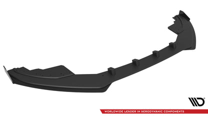 Maxton Street Pro Front Ansatz für +Flaps für + Flaps Audi S5 / A5 S-Line 8T schwarz Hochglanz