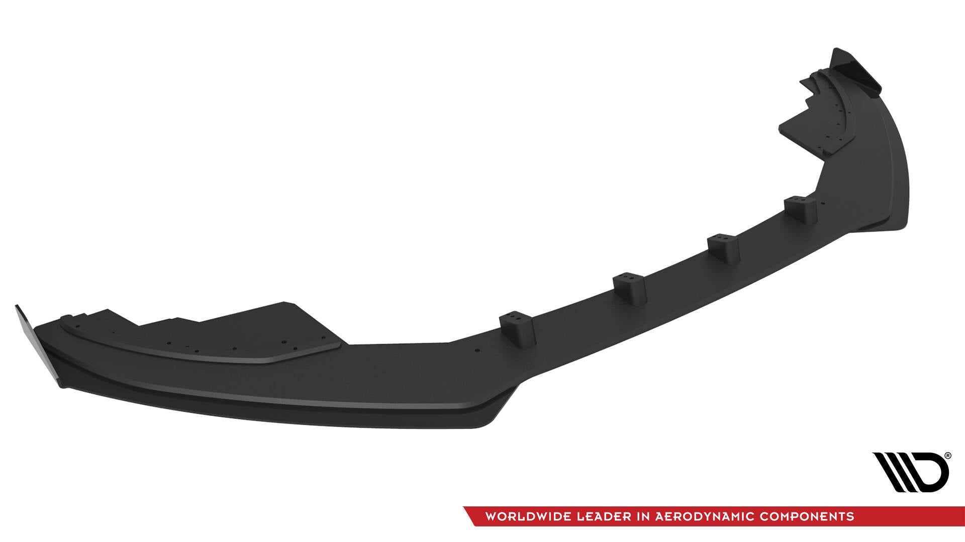 Maxton Street Pro Front Ansatz für +Flaps für + Flaps Audi S5 / A5 S-Line 8T schwarz Hochglanz
