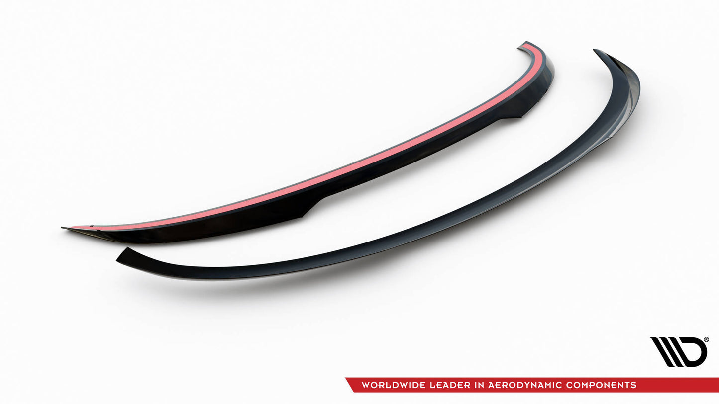 Maxton Spoiler CAP für Audi Q4 e-tron Sportback Mk1 schwarz Hochglanz