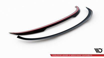 Maxton Spoiler CAP für Audi Q4 e-tron Sportback Mk1 schwarz Hochglanz