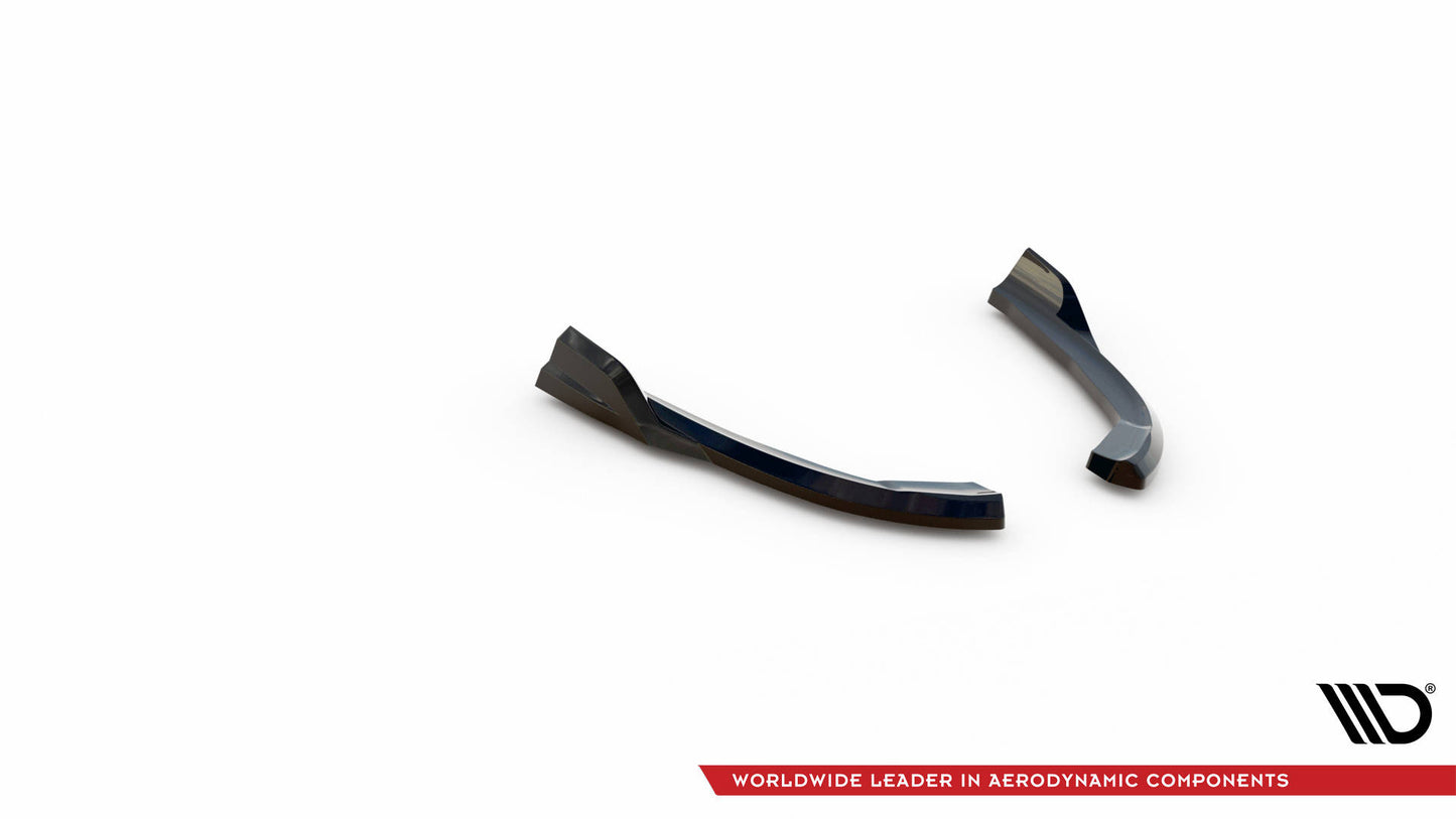 Maxton Heck Ansatz Flaps Diffusor für BMW X3 G01 schwarz Hochglanz