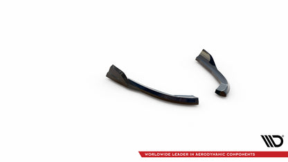 Maxton Heck Ansatz Flaps Diffusor für BMW X3 G01 schwarz Hochglanz