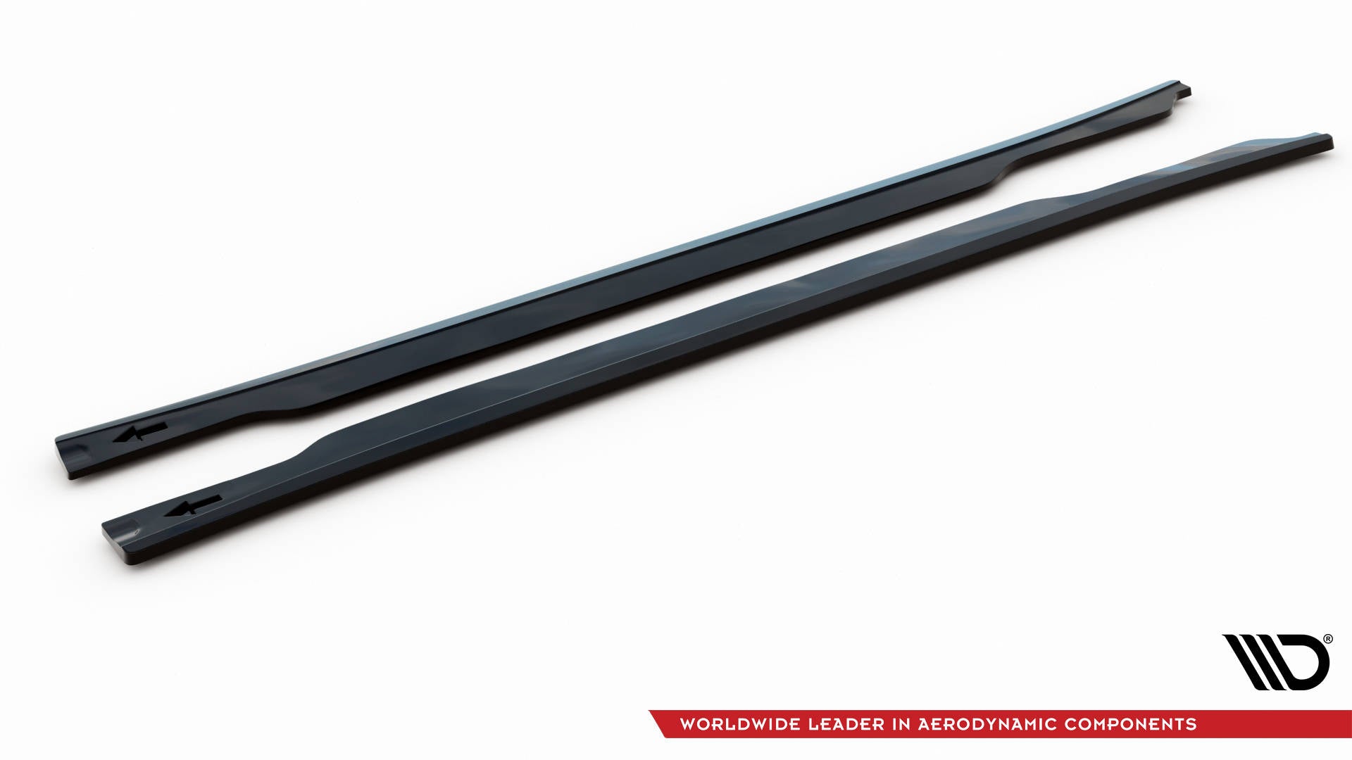 Maxton Seitenschweller Ansatz für Kia EV6 GT-Line Mk1 schwarz Hochglanz