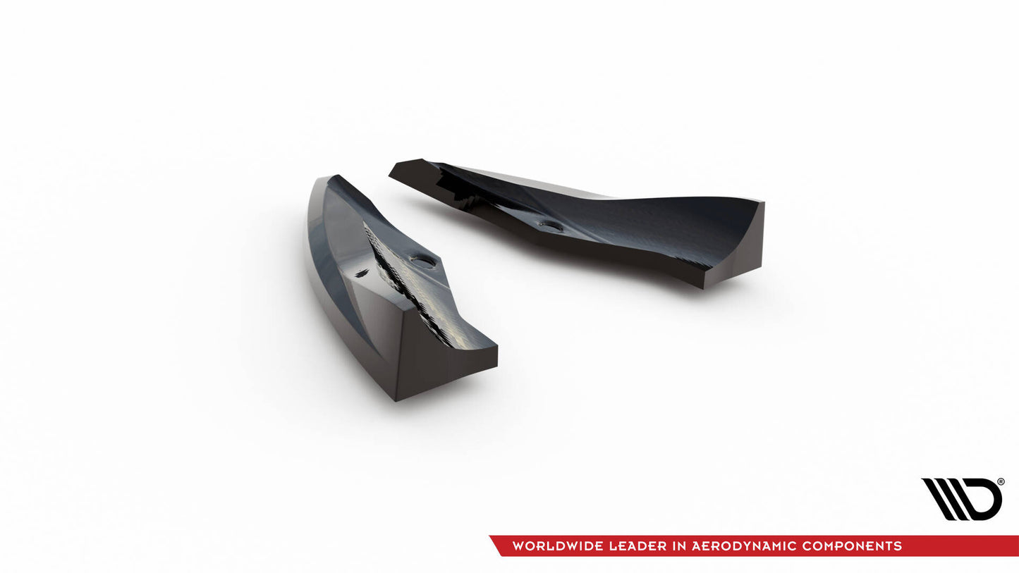 Maxton Heck Ansatz Flaps Diffusor V.3 für Cupra Formentor Mk1 schwarz Hochglanz