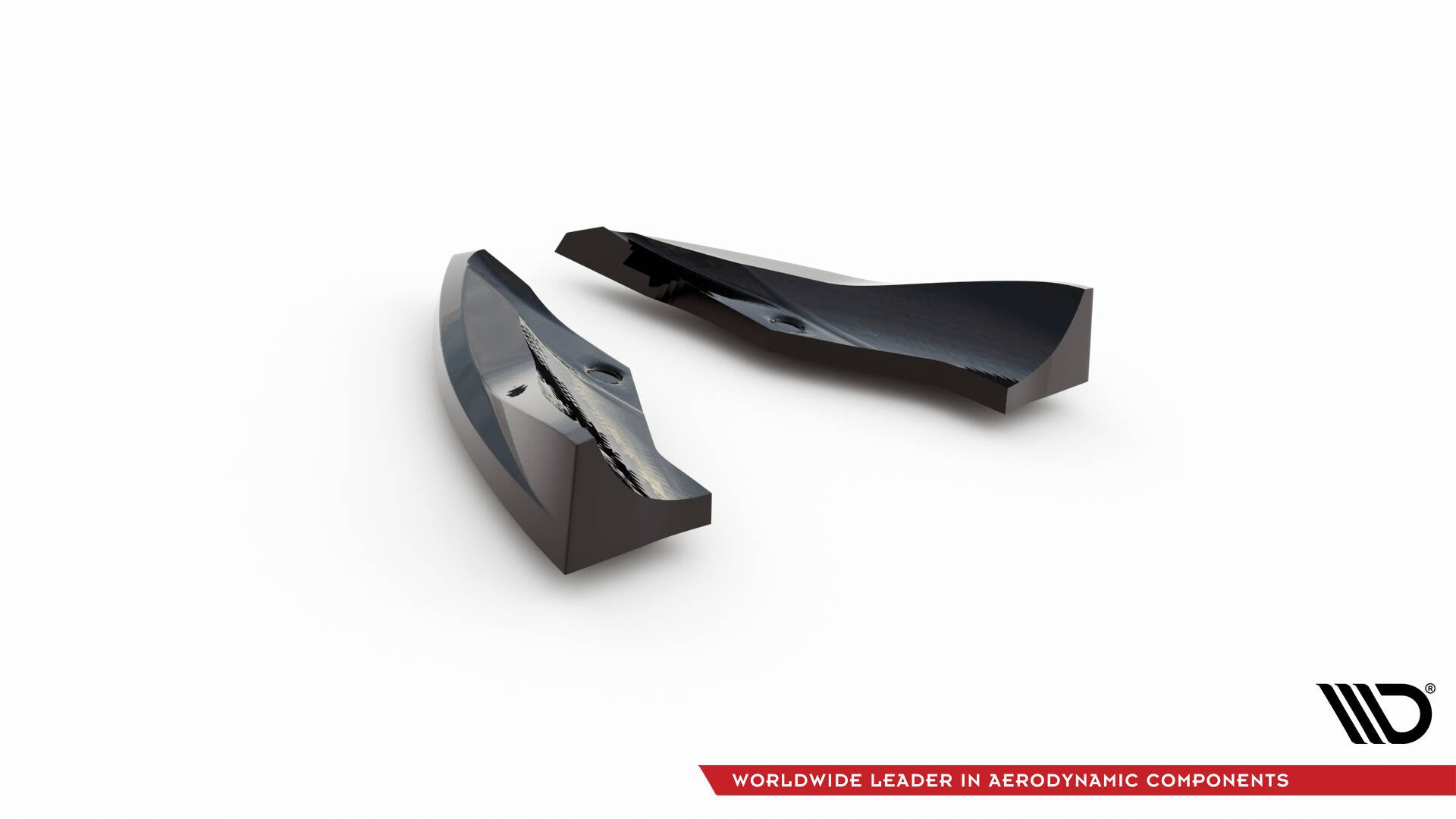 Maxton Heck Ansatz Flaps Diffusor V.3 für Cupra Formentor Mk1 schwarz Hochglanz
