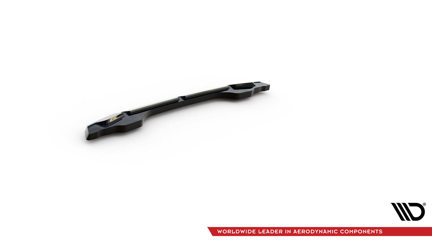 Maxton Mittlerer Diffusor Heck Ansatz für BMW 2 Coupe M240i G42 schwarz Hochglanz