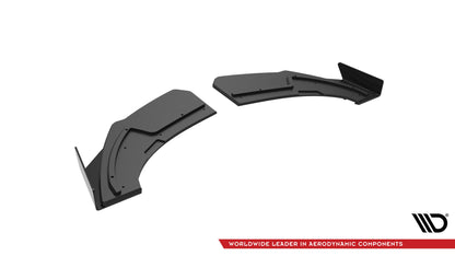 Maxton Street Pro Heck Ansatz Flaps Diffusor +Flaps für Audi TT S-Line 8S schwarz Hochglanz