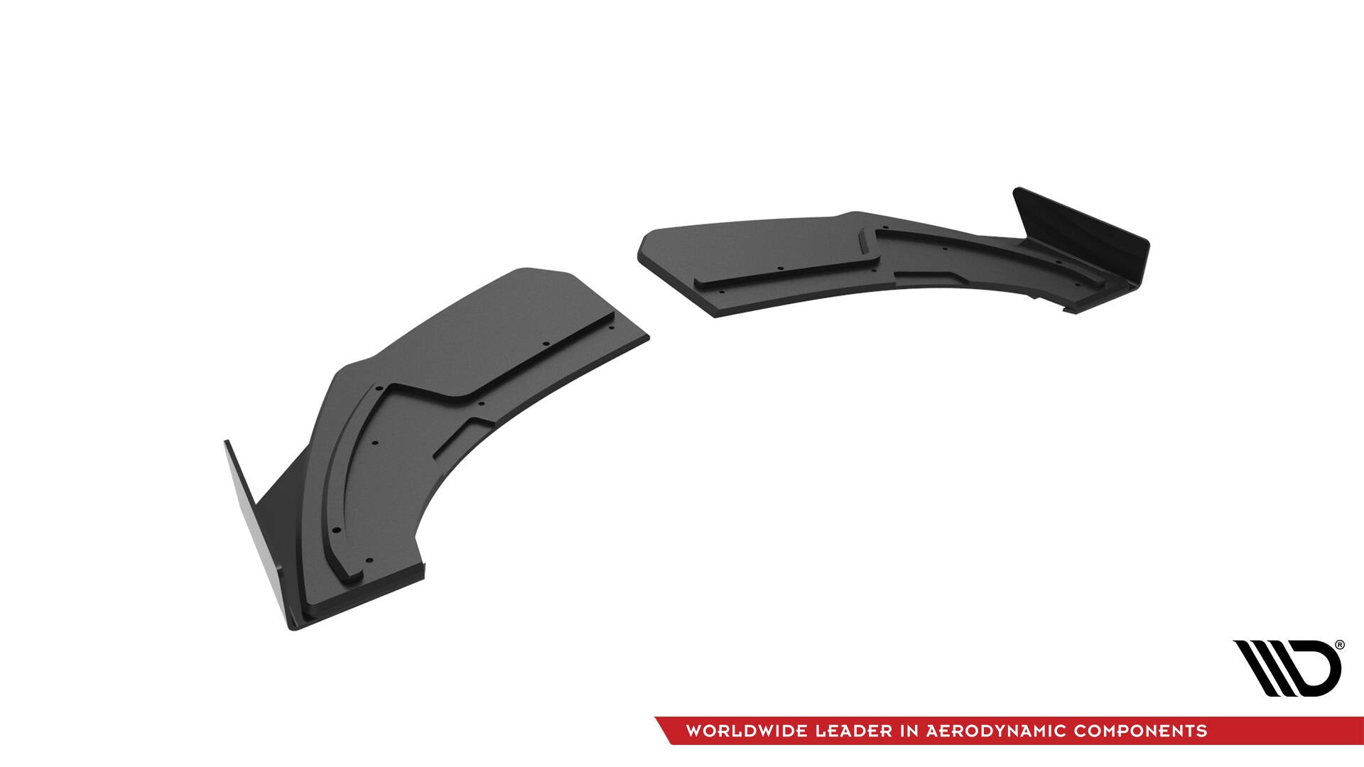Maxton Street Pro Heck Ansatz Flaps Diffusor +Flaps für Audi TT S-Line 8S schwarz Hochglanz