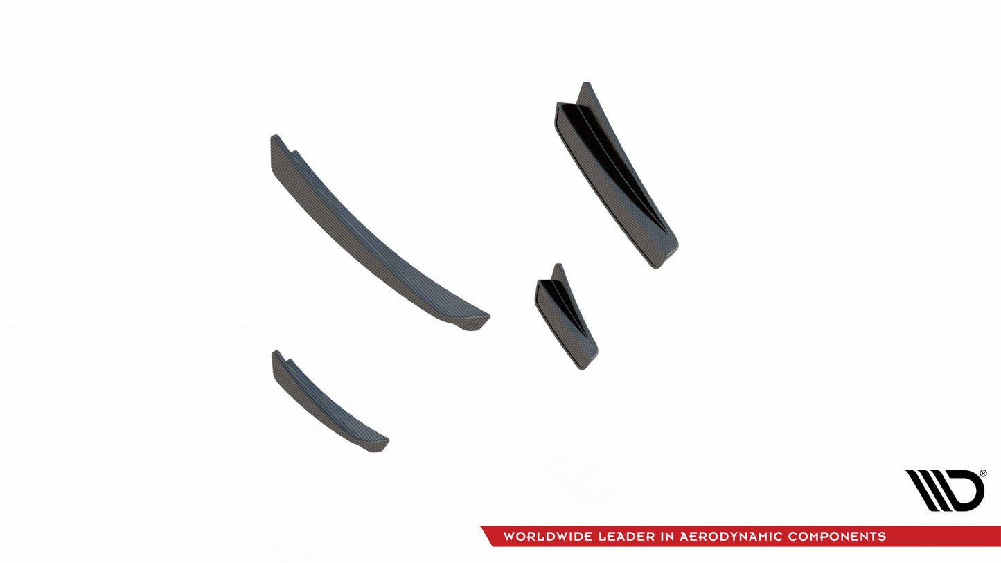 Maxton Carbon Fiber Front Bumper Wings (Canards) BMW 1er F40 M-Paket/ M135i