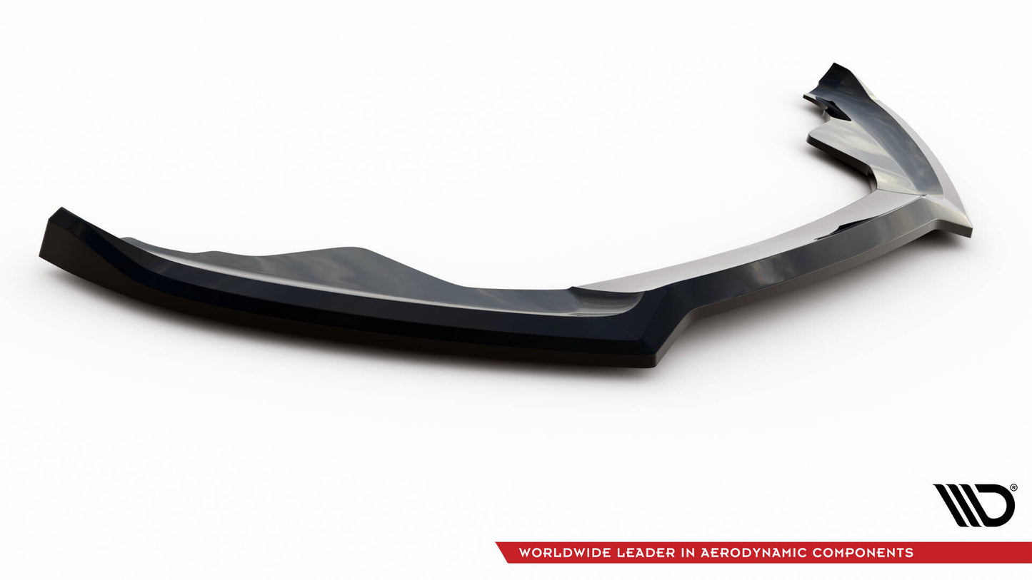 Maxton Front Ansatz V.3 für Audi S5 / A5 S-Line 8T schwarz Hochglanz