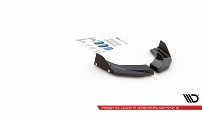Maxton Heck Ansatz Flaps Diffusor V.6 +Flaps für Hyundai I30 N Mk3 Hatchback