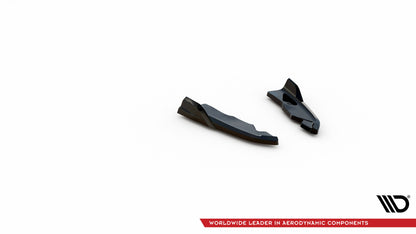 Maxton Heck Ansatz Flaps Diffusor für BMW X3 M-Paket F25 schwarz Hochglanz