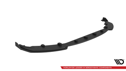 Maxton Street Pro Front Ansatz für +Flaps für V.1 + Flaps BMW M2 G87 schwarz Hochglanz