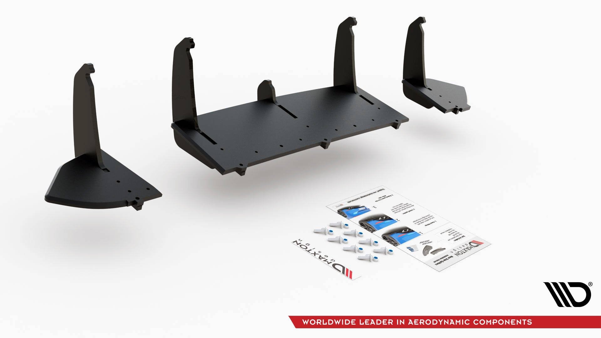 Maxton Robuste Racing Heckschürze für Ford Focus RS Mk3