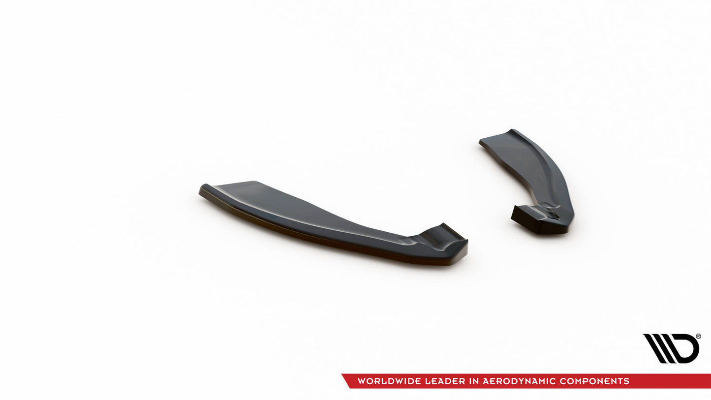 Maxton Heck Ansatz Flaps Diffusor für BMW X6 M F86 schwarz Hochglanz