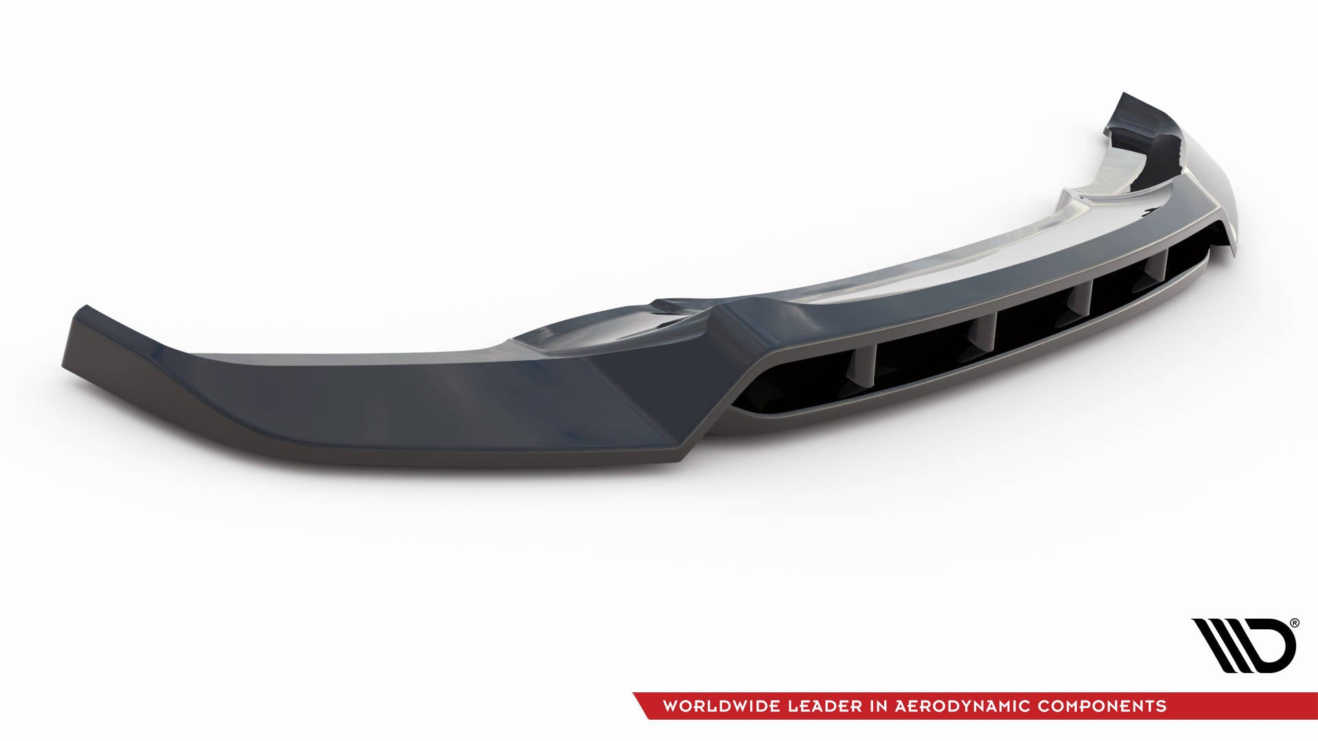 Maxton Front Ansatz V.2 für BMW X6 M-Paket F16 schwarz Hochglanz