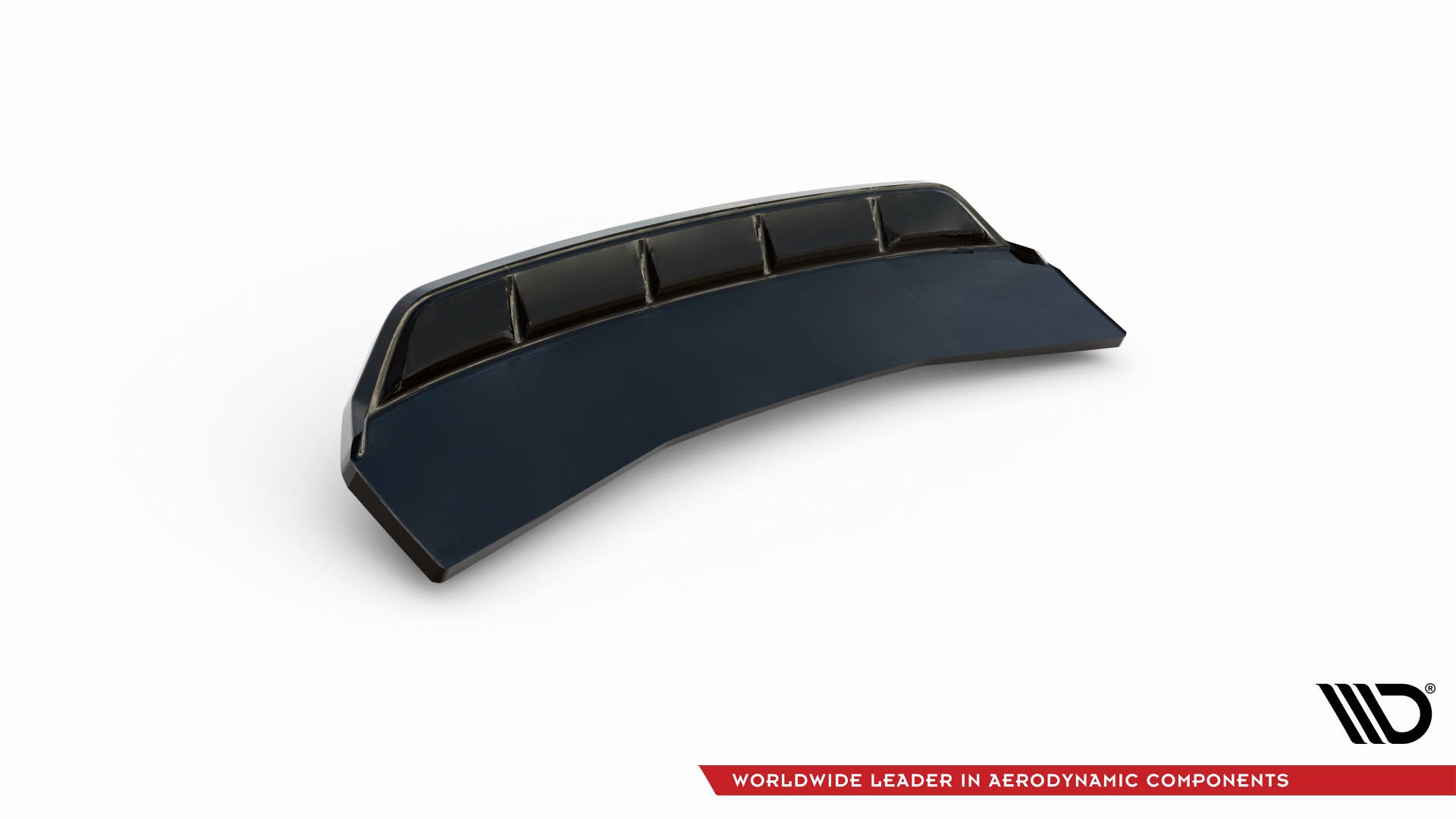 Maxton Mittlerer Diffusor Heck Ansatz DTM Look für Audi A4 Competition B9  schwarz Hochglanz