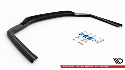 Maxton Mittlerer Diffusor Heck Ansatz DTM Look für BMW 7 M-Paket G11 schwarz Hochglanz