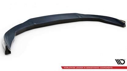 Maxton Front Ansatz V.3 für Audi e-Tron GT / RS GT Mk1 schwarz Hochglanz
