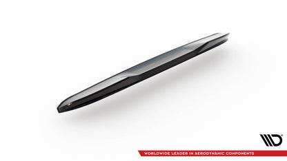 Maxton Spoiler CAP für 3D BMW X7 M-Paket G07  schwarz Hochglanz