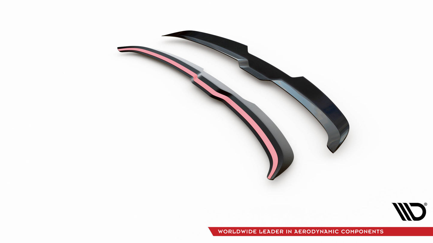 Maxton Spoiler CAP V.3 für BMW 1er M135i / 128ti / M-Paket F40 schwarz Hochglanz