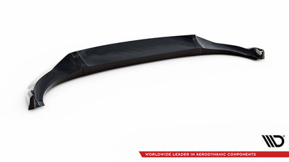 Maxton Front Ansatz V.2 für BMW X4 M-Paket G02 schwarz Hochglanz