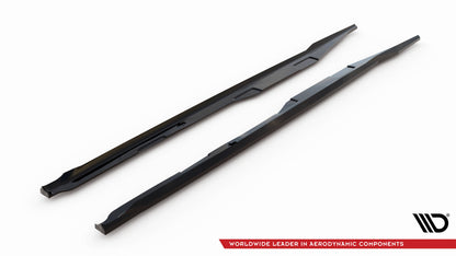 Maxton Seitenschweller Ansatz für Honda Civic SI Mk10 schwarz Hochglanz