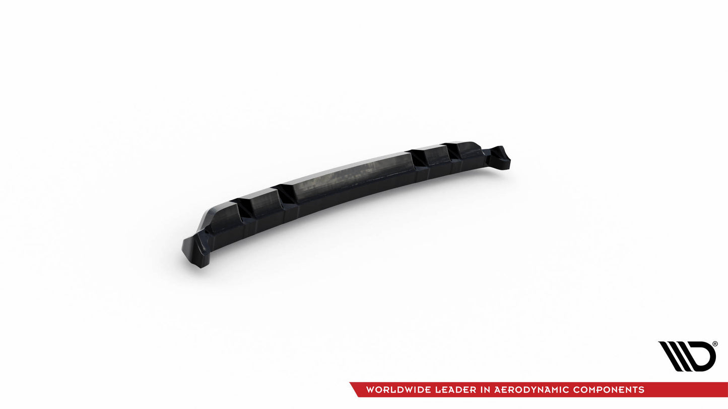Maxton Mittlerer Diffusor Heck Ansatz DTM Look für V.1 BMW M340i G20 / G21 Facelift schwarz Hochglanz