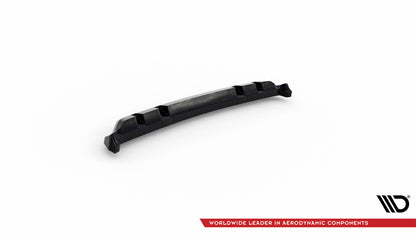 Maxton Mittlerer Diffusor Heck Ansatz DTM Look für V.1 BMW M340i G20 / G21 Facelift schwarz Hochglanz