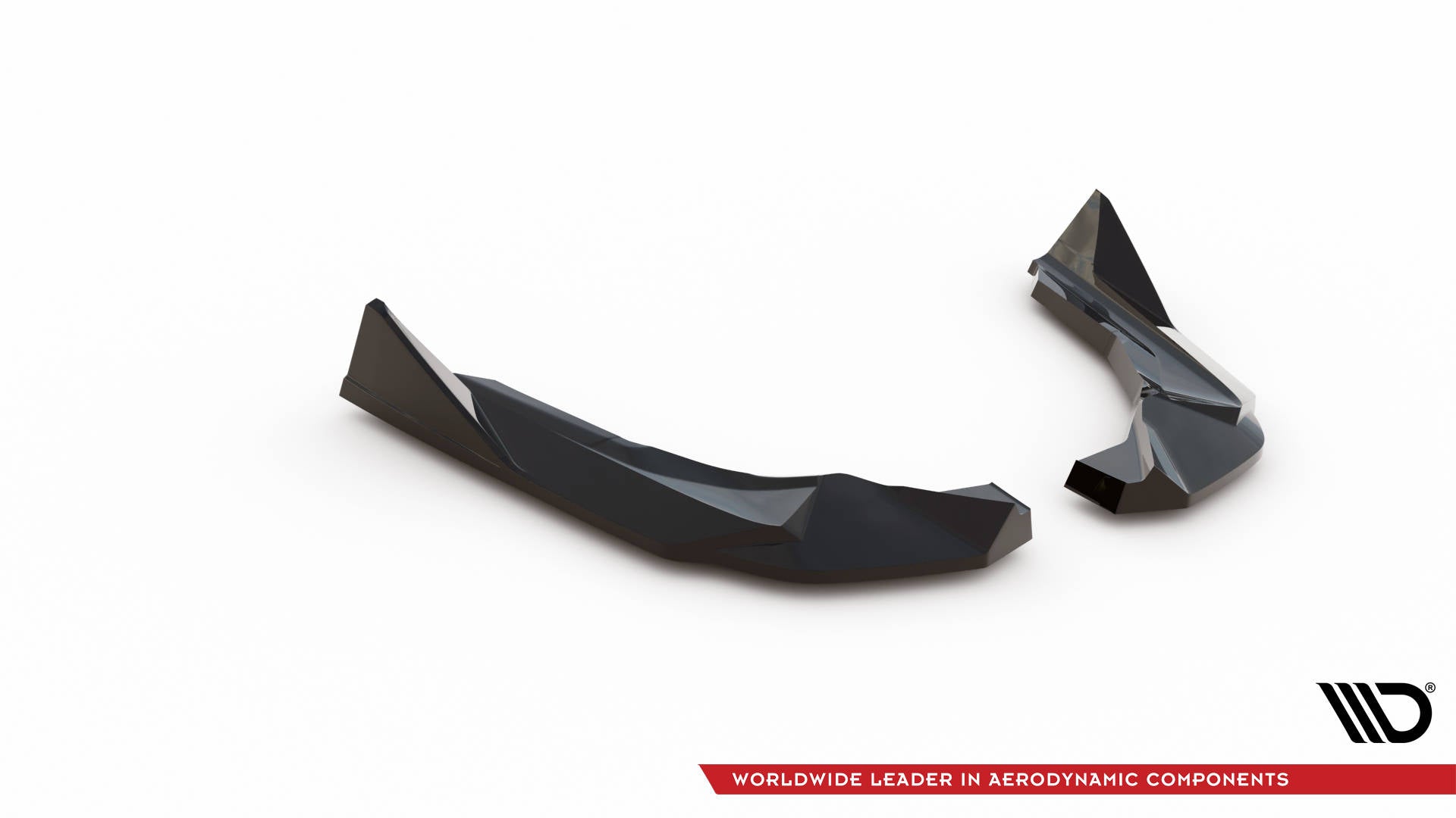 Maxton Heck Ansatz Flaps Diffusor V.2 für BMW M2 G87 schwarz Hochglanz