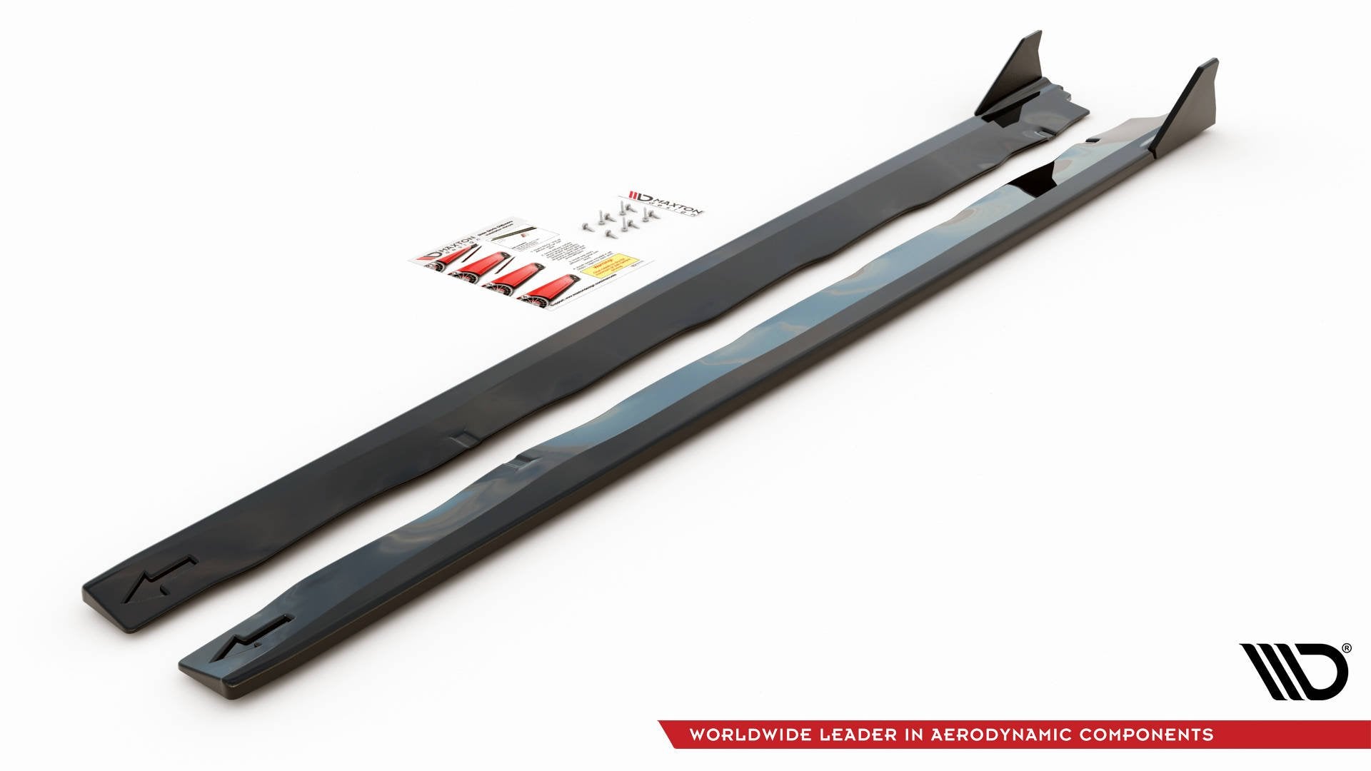 Maxton Seitenschweller Ansatz für + Flaps  Ford Mustang GT Mk6 Facelift