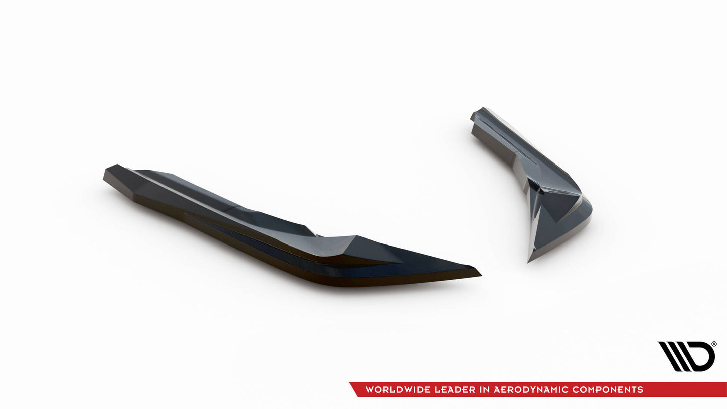 Maxton Heck Ansatz Flaps Diffusor V.3 für BMW M2 G87 schwarz Hochglanz