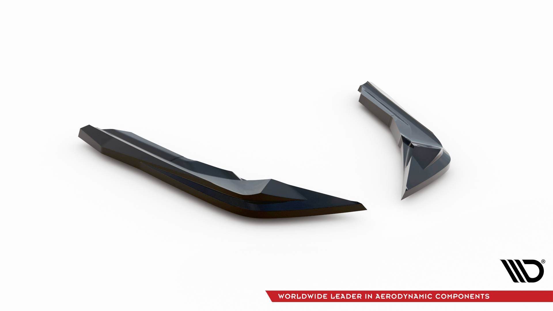 Maxton Heck Ansatz Flaps Diffusor V.3 für BMW M2 G87 schwarz Hochglanz
