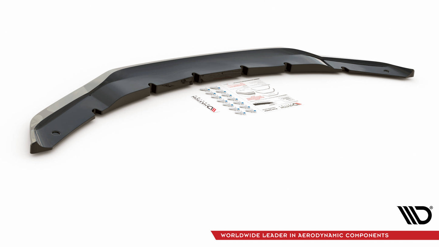 Maxton Front Ansatz V.2 für BMW X5 M F85 / X6 M F86 schwarz Hochglanz