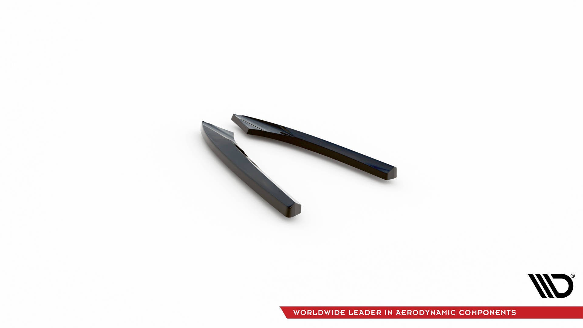 Maxton Heck Ansatz Flaps Diffusor für Audi A5 Coupe 8T Facelift schwarz Hochglanz
