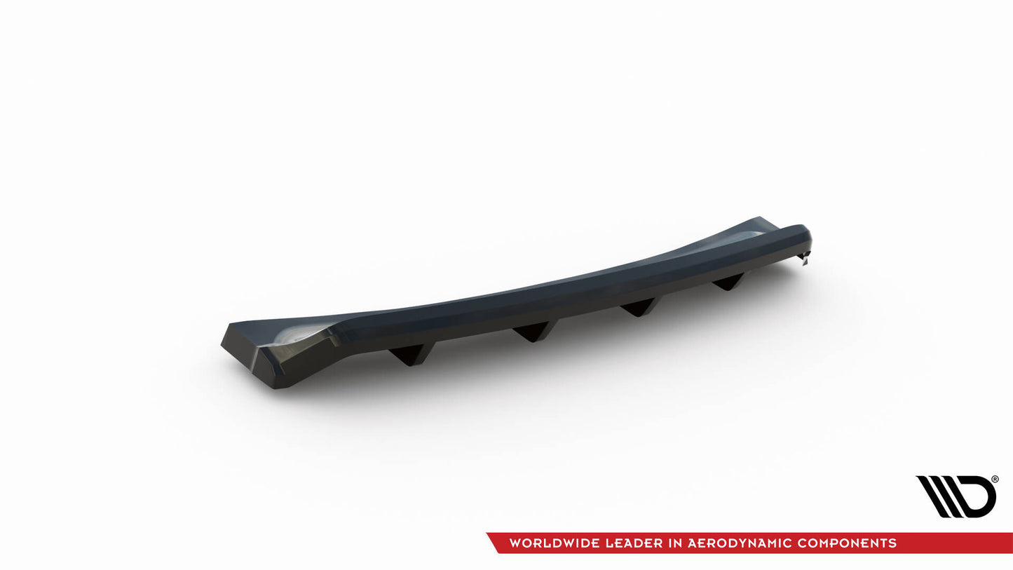 Maxton Mittlerer Diffusor Heck Ansatz DTM Look für Ford Mondeo Sport Mk5 Facelift / Fusion Sport Mk2 Facelift schwarz Hoch...