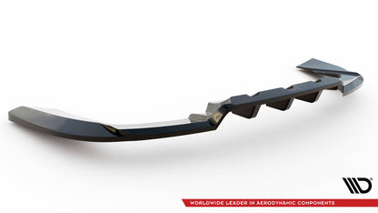 Maxton Mittlerer Diffusor Heck Ansatz DTM Look für Land Rover Range Rover Sport SVR Mk2 schwarz Hochglanz